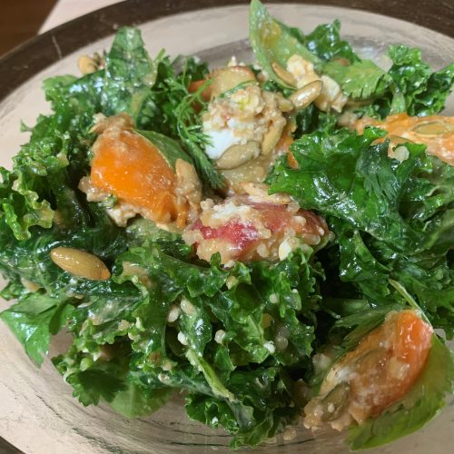 bittersweet kale salad